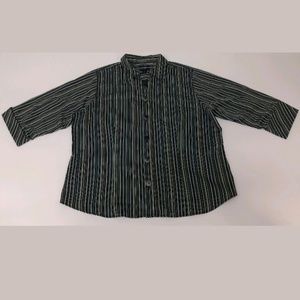 3 for $20 Westbound Woman Striped Button Up Shirt